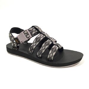 TEVA ORIGINAL DORADO WATER READY STRAPPY SANDALS -BLACK / IRIS -WOMEN’S US 8